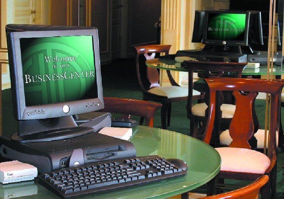 Piraeus Theoxenia Hotel Bisnis foto A typical business center